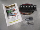 Painless Performance Products 58104 6-SWITCH Track Rocker Panel In-dash New. Price: $159.99.