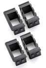 Rugged Ridge 17235.20 4PC Black Interlocking Rocker Switch Housing Kit New. Price: $21.99.