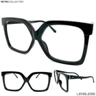 Oversized Classic Retro Lensless Eye Glasses Square Big Large Frame Only No New. Price: $12.08.