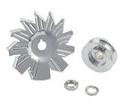 Mr. Gasket 6808 Chrome Alternator Fan & Pulley - New. Price: $40.39.