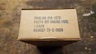 Military Dodge M37 M43 Nos Fuel Pump Repair Kit G741 New. Price: $85.00.