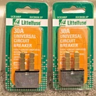 2 Pack Littelfuse 0UCB030.XP Amp Universal Circuit Breaker New. Price: $9.97.