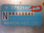 Computer Abs Anti Lock Brake Pump Ecm Ecu 27521AC020 Fits 1996 Subaru Legacy Used. Price: $62.50.