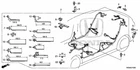 Genuine Honda Wire Harness Floor 32107-TR2-A10 New. Price: $659.21.