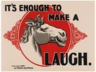 7888.HORSE Laughing.it's Enough To Make Laugh.poster.art Wall Decor New. Price: $23.00.
