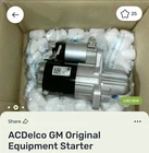 Delco Gm Original Equipment Starter 12V For Buick Cadillac Chevrolet New. Price: $89.00.