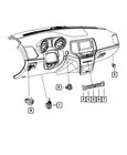 Genuine Mopar Gang Switch 56046290AB New. Price: $55.44.