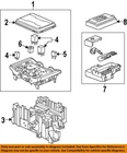 Gm Oem 14-20 Escalade Esv Electrical Battery-fuse Box Cover 23190335 New. Price: $26.39.