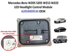 Mercedes-benz W205 S205 W213 W222 Led Headlight Control Module A2059009534 Oem New. Price: $120.00.