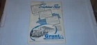 Grant Piston Rings Advertising Brochure Vintage Sprint Car Indy 500 Race Used. Price: $27.55.
