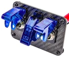 Jegs 11037 3-TOGGLE Panel With Switches Carbon Fiber Construction 3/4 New. Price: $16.94.