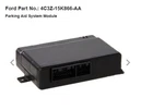 Ford Parking Aid System Module 4C3Z-15K866-AA New. Price: $95.00.