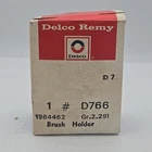 Gm Delco Remy Alternator Brush Holder D766 1984462, Vintage Nos Part New. Price: $19.99.