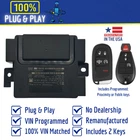 2019 1500 Rf Hub Module Part# 68363199AC W/ Programmed Keys Remanufactured. Price: $599.00.