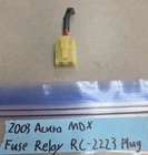2003 Acura Mdx Fuse Wire Relay Rc 2223 Oem Plug Used. Price: $24.95.