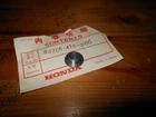 Nos Oem Honda ATC185 CB450SC TRX125 +++ Battery Box Collar QTY.1 # 84706-415-000 New. Price: $6.90.
