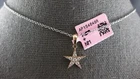 Estate .15CT Diamond 14K Rose Gold Classic Round Pave Star Love Floating Pendant Pre-owned. Price: $2000.38.