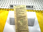 Mercedes 93 W124 300E 3.2 Under Hood Fuse Designation Oem SHEET,1245452200. Price: $32.75.