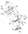 Genuine Mopar Battery Tray 68275851AF New. Price: $324.63.