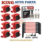 Ignition Coil UF413 Red & Spark Plug SP479 Wire Set For Gmc Sierra 4.8 5.3 6.0 New. Price: $111.99.
