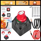 Battery Disconnect Switch With 2 Cables - Master Kill For Rv & Boat New. Price: $37.99.