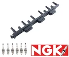 Ignition Coil + Ngk Spark Plugs For Jeep Grand Cherokee Wrangler Tj 4.0L L6 New. Price: $114.77.
