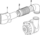 Genuine Bmw Inlet Duct 12-31-1-735-708 New. Price: $64.94.