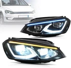 Full Led Headlights For Volkswagen Vw Golf 7/MK7 2014-2017 Front Lamps W/dynamic New. Price: $389.99.