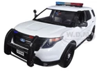 2015 Ford Police Interceptor Utility W/lights & Sounds White 1/18 Motormax 73995 New. Price: $62.69.