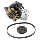 Powermaster 8-722 Delco Style Sbc 3 Rib Serpentine Belt Alternator Kit New. Price: $378.99.