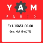 3Y1-15651-00-00 Yamaha Gear, Kick Idle (27T) 3Y1156510000, New Genuine Oem Part. Price: $56.58.