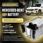 Mercedes 48V Hybrid Battery Repair Service, Crash Data Reset, Flat Remanufactured. Price: $338.08.