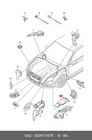 Audi A3 Convertible 8V Wiring Harness Cover Upper 5Q0971879 New Oem Neu. Price: $18.55.