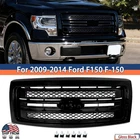 Gloss Black Front Bumper Grille Platinum Mesh 2009-2014 Ford F-150 F150 New. Price: $209.99.