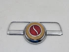 Vintage 1946 Studebaker Horn Button Emblem Steering Wheel Trim Used Part. Price: $249.95.