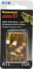Bussmann VP/ATC-20ID Easyid Illuminating Blade Fuse, (pack Of 10) New. Price: $27.84.