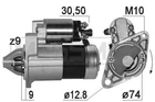 Era 221005A Starter For Chrysler Neu. Price: $134.42.
