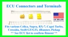 Ecu Connector Plug Terminal Fits RX7 Supra Cressida Celica Swift 4RUNNER Ecm New. Price: $72.99.