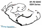 Wiring Specialties Oem Engine Harness For S13 240SX KA24E Sohc 89-90 New. Price: $465.00.