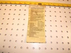 Mercedes W124 1989 300CE Coupe Usa Version Fuse Designation SHEET,1245451600. Price: $26.10.