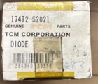 Unicarriers Nissan 174T2-62021 Diode Oem New. Price: $245.00.