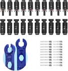 Muyi 22 Pcs Solar Panel Kit - 10 Pairs Connectors, Spanner For New. Price: $12.54.