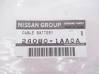 Genuine Oem Nissan 24080-1AA0A Negative Battery Cable Terminal 2009-14 Murano New. Price: $138.70.