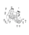 Genuine Mopar Battery Tray 68292465AD New. Price: $127.40.