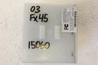 2003-2004 Infiniti FX45 Tpms Tire Pressure Monitor Sensor Unit 40720-CG000 Used. Price: $54.86.