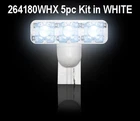 Recon 194 Type 1-WATT High Power L.e.d. Bulbs In White 5PC Kit New. Price: $68.48.