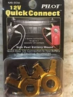 12V Quick Connect 3 Spade Side Post Battery Mount Maximum 20 Amps Per Each New. Price: $88.77.