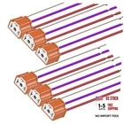 Gebildet 6PCS Pigtail Headlight Socket Wiring Harness Plug Ceramic H4 New. Price: $16.42.