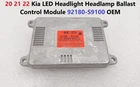 20 22 Kia Led Headlight Headlamp Ballast Control Module 92180-S9100 Oem New. Price: $25.00.