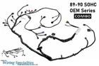 Wiring Specialties Oem Engine Tranny Harness For S13 240SX KA24E Sohc 89-90 New. Price: $635.00.